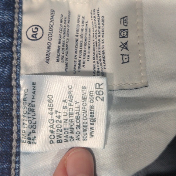AG Adriano Goldschmied Women's Farrah Skinny Ankle Jean Size 26R High Rise - Picture 9 of 9